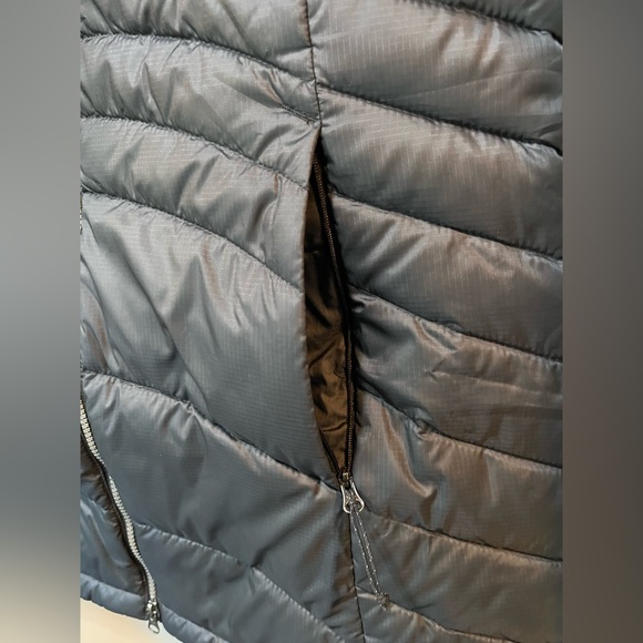Womens XL Columbia Karis Gale Long Vest Black Puffer Insulated Full Zip New Tag - Picture 6 of 16